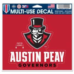 Austin Peay State University Governors - 4.5x5.75 Die Cut Ultra Decal