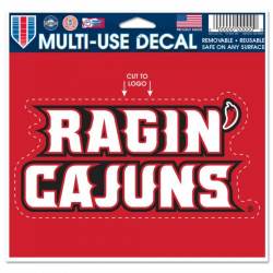University Of Louisiana-Lafayette Ragin Cajuns - 4.5x5.75 Die Cut Ultra Decal