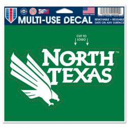 University Of North Texas Mean Green - 4.5x5.75 Die Cut Ultra Decal