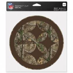 Pittsburgh Steelers Camouflage - 8x8 Full Color Die Cut Decal