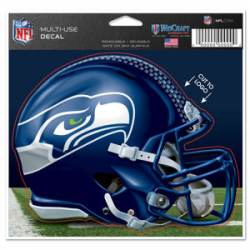 Seattle Seahawks Helmet - 4.5x5.75 Die Cut Ultra Decal