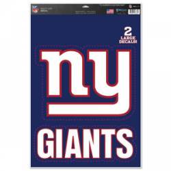 New York Giants - 11x17 Ultra Decal Set