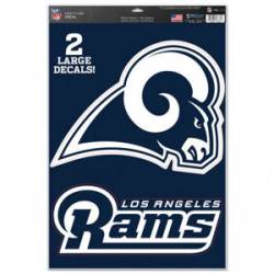Los Angeles Rams Blue & White - Set Of 2 Ultra Decals