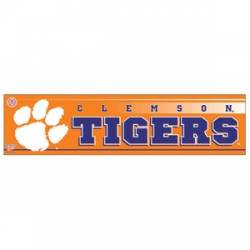 Clemson University Tigers - 3x12 Bumper Sticker Strip