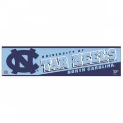 University Of North Carolina Tar Heels - 3x12 Bumper Sticker Strip