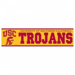 University Of Southern California USC Trojans - 3x12 Bumper Sticker Strip