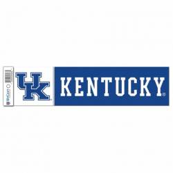 University Of Kentucky Wildcats - 3x12 Bumper Sticker Strip