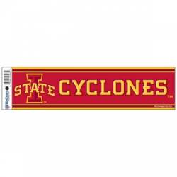 Iowa State University Cyclones - 3x12 Bumper Sticker Strip