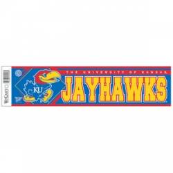 University Of Kansas Jayhawks - 3x12 Bumper Sticker Strip