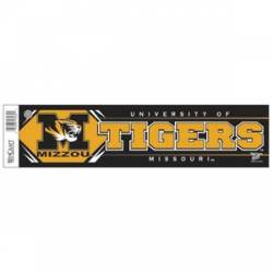 University Of Missouri Tigers - 3x12 Bumper Sticker Strip