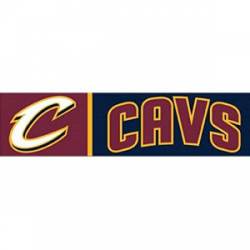 Cleveland Cavaliers - 3x12 Bumper Sticker Strip