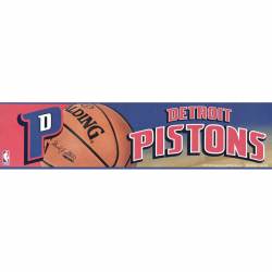 Detroit Pistons - 3x12 Bumper Sticker Strip
