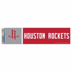Houston Rockets Logo - 3x12 Bumper Sticker Strip