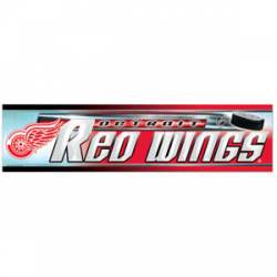 Detriot Red Wings - 3x12 Bumper Strip