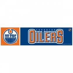 Edmonton Oilers - 3x12 Bumper Sticker Strip