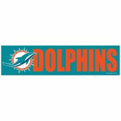 Miami Dolphins - 3x12 Bumper Sticker Strip