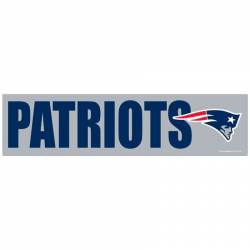 New England Patriots - 3x12 Bumper Sticker Strip