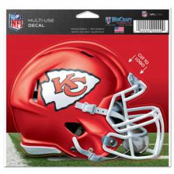 Kansas City Chiefs Helmet - 4.5x5.75 Die Cut Ultra Decal