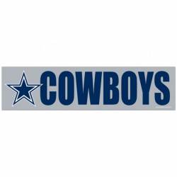 Dallas Cowboys - 3x12 Bumper Sticker Strip