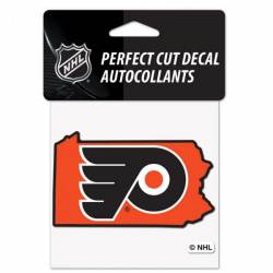 Philadelphia Flyers Home State Pennsylvania - 4x4 Die Cut Decal