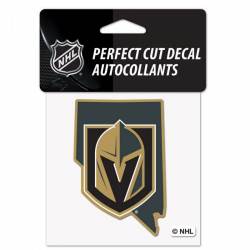 Vegas Golden Knights Home State Nevada - 4x4 Die Cut Decal