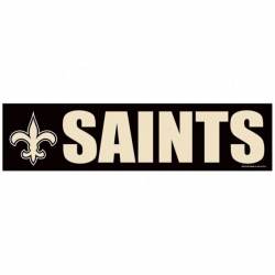 New Orleans Saints - 3x12 Bumper Sticker Strip