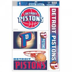 Detroit Pistons - Set of 5 Ultra Decals