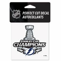 Tampa Bay Lightning 2020 Stanley Cup Champions - 4x4 Die Cut Decal