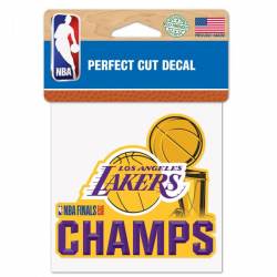 Los Angeles Lakers 2020 NBA Champions - 4x4 Die Cut Decal