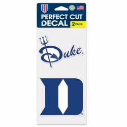 Duke University Blue Devils - Set of Two 4x4 Die Cut Decals