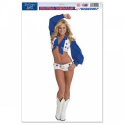 Dallas Cowboys Cheerleaders Blonde - 11x17 Ultra Decal