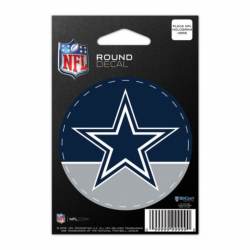 Dallas Cowboys - 3x3 Round Vinyl Sticker