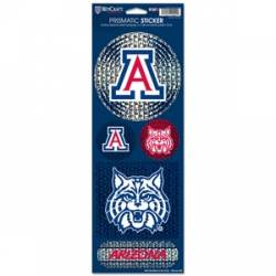 University Of Arizona Wildcats - Prismatic Decal Set