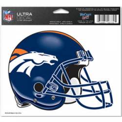 Denver Broncos Helmet - 5x6 Ultra Decal