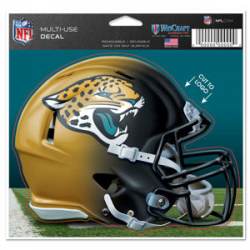 Jacksonville Jaguars Helmet - 4.5x5.75 Die Cut Ultra Decal