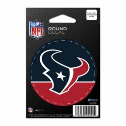 Houston Texans - 3x3 Round Vinyl Sticker
