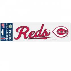 Cincinnati Reds Logo - 3x10 Die Cut Decal