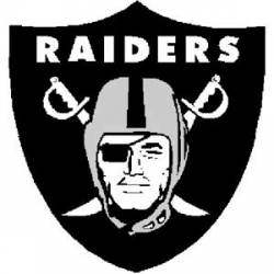 Oakland Raiders - 3x3 Reflective Decal
