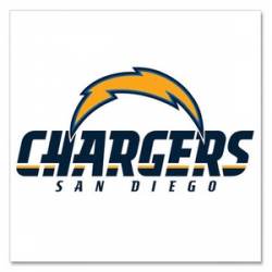 San Diego Chargers - 3x3 Reflective Decal