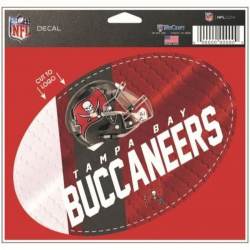 Tampa Bay Buccaneers - Vinyl Oval Sticker