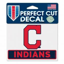 Cleveland Indians - 4x5 Die Cut Decal