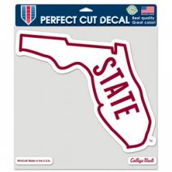 Florida State University Seminoles Retro - 8x8 Full Color Die Cut Decal
