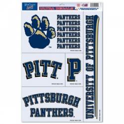 University Of Pittsburgh Panthers - Set of 5 Ultra Decals