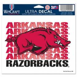 University Of Arkansas Razorbacks - 5x6 Ultra Decal