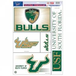 University Of South Florida Bulls - Set of 5 Ultra Decals