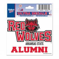 Arkansas State Red Wolves Alumni - 3x4 Ultra Decal