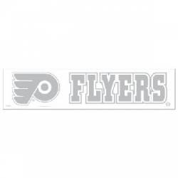Philadelphia Flyers - 4x16 White Die Cut Decal