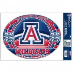 University Of Arizona Wildcats - Stained Glass 11x17 Ultra Decal