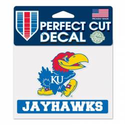 University Of Kansas Jayhawks - 4x5 Die Cut Decal