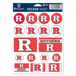 Rutgers University Scarlet Knights - 5x7 Sticker Sheet